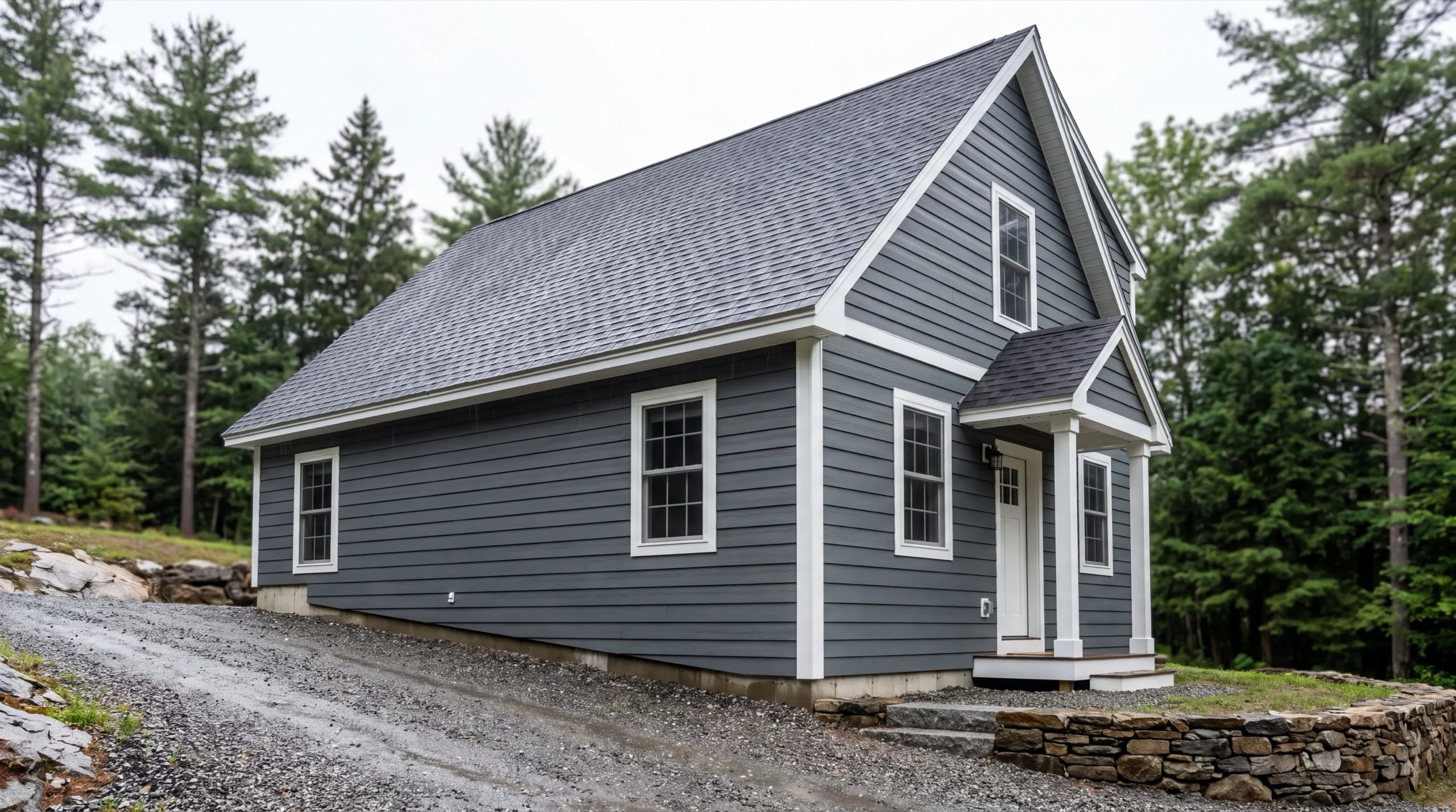 finished siding exterior on a Farmingdale home