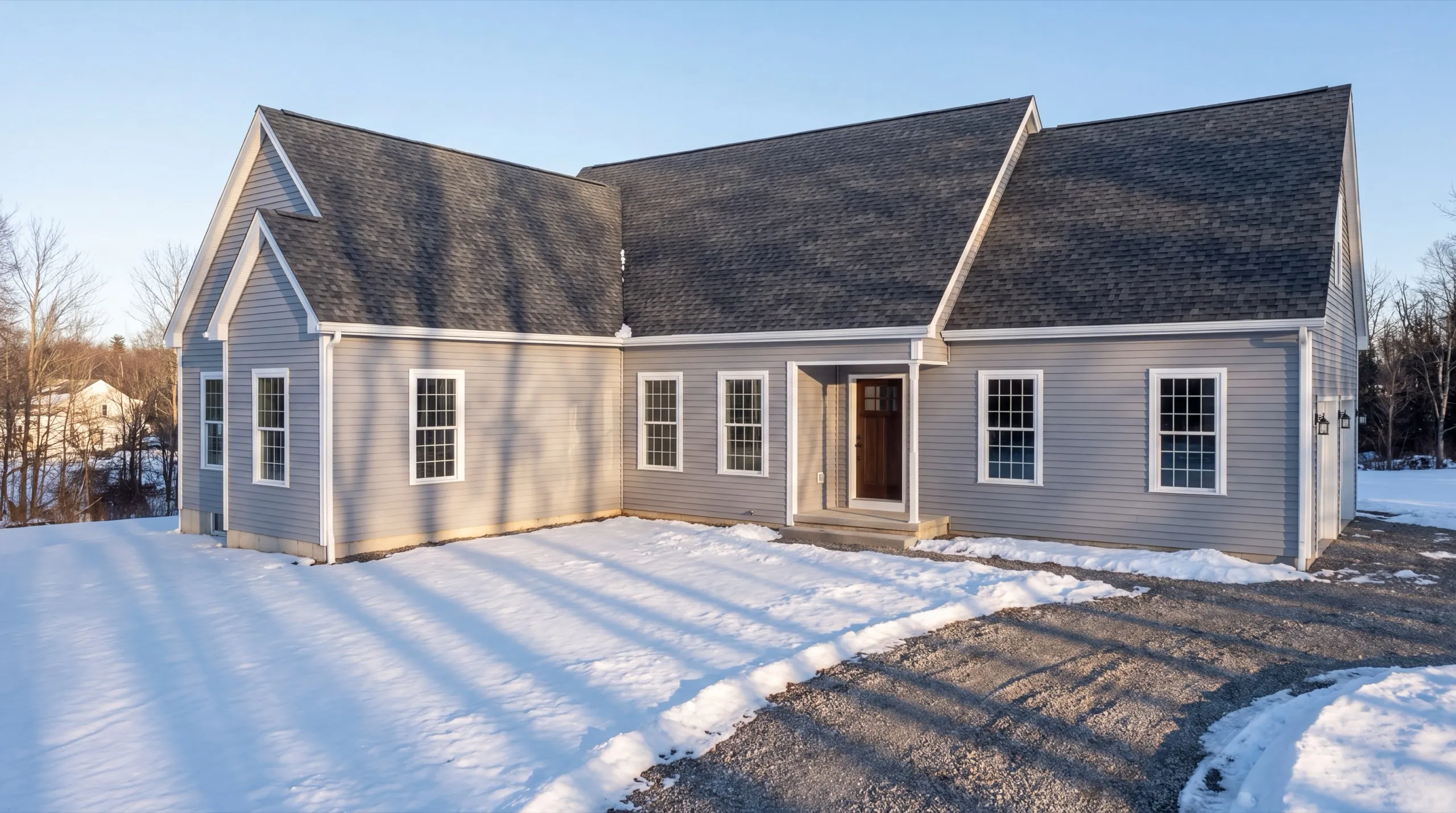 fiber cement siding install in Central Maine