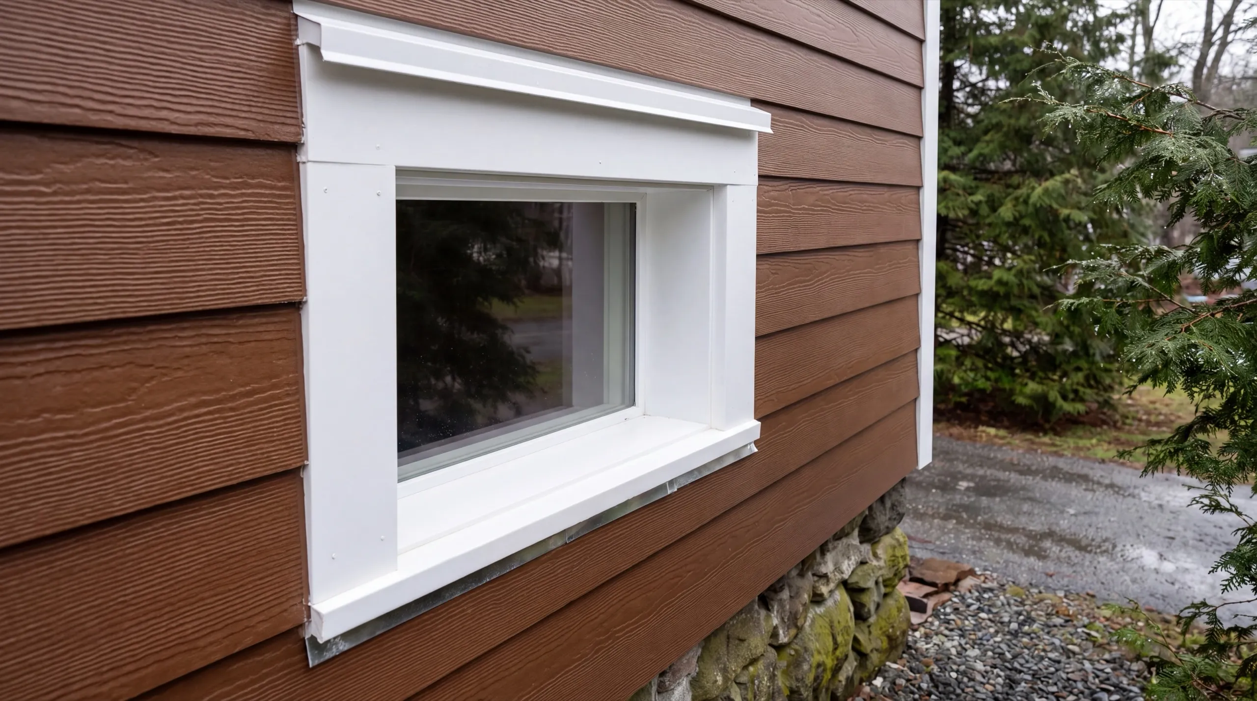 trim and flashing detail on a Gardiner siding job