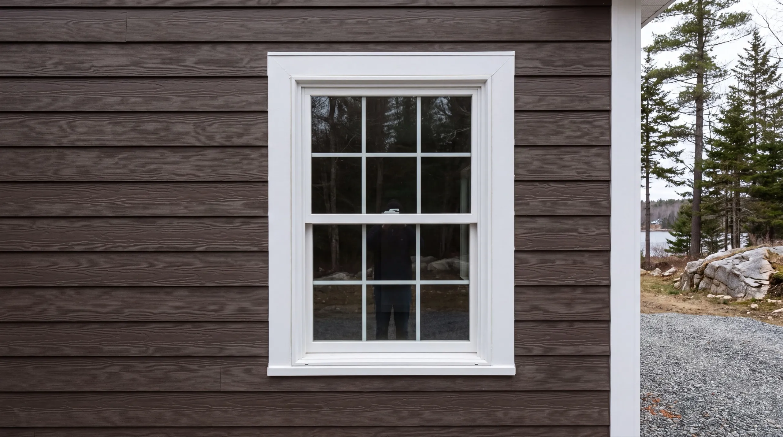 trim and flashing detail on a Jefferson siding job