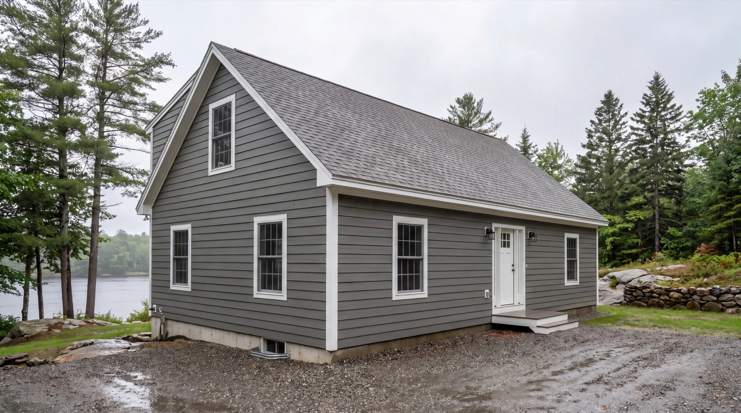 finished siding exterior on a Pittston home