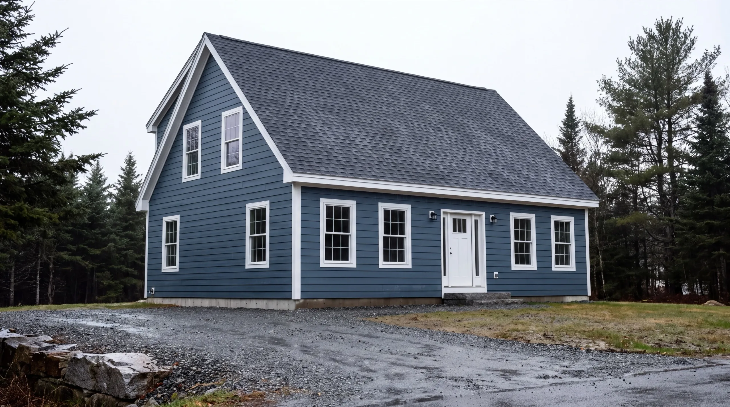finished siding exterior on a Randolph home