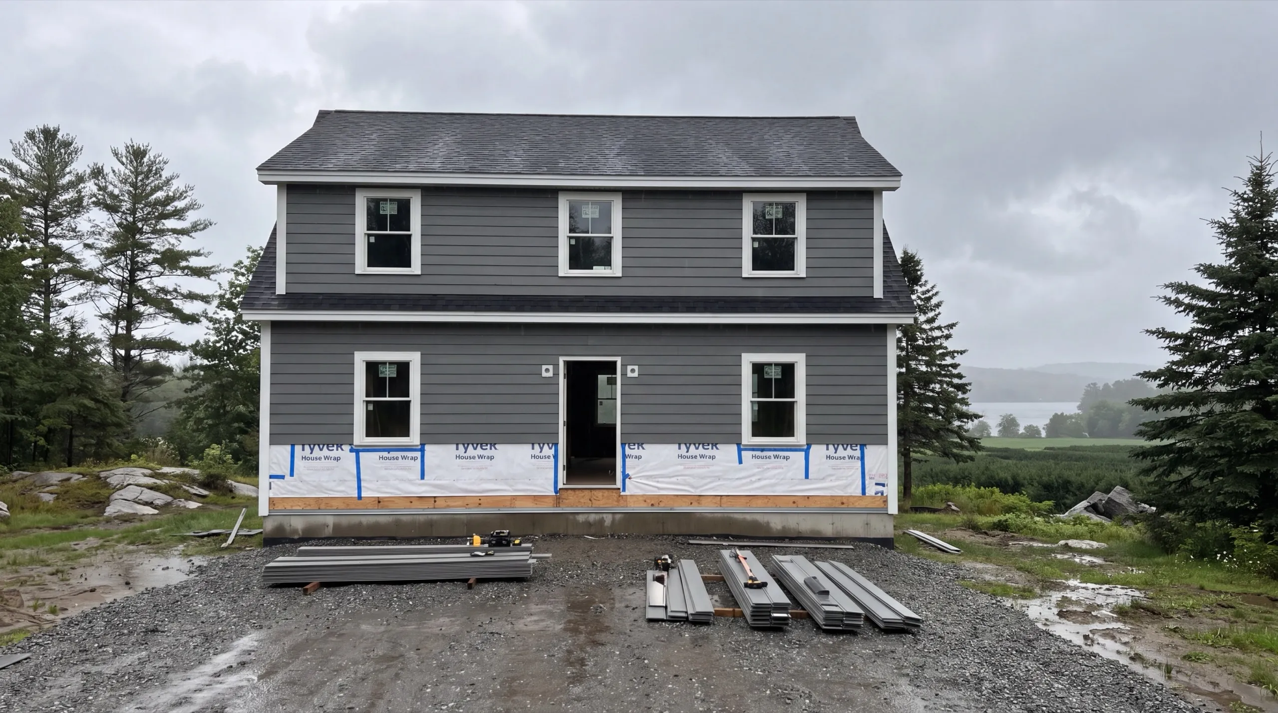 new siding installation in progress in Sidney