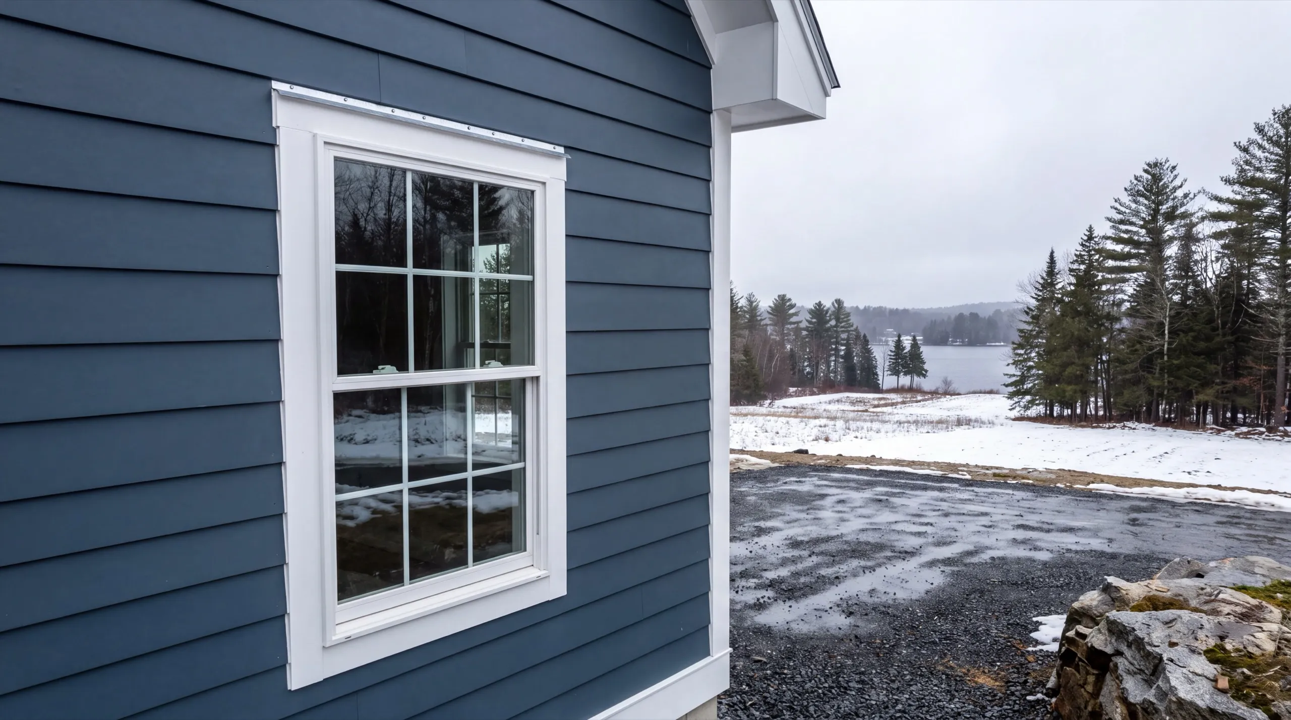 trim and flashing detail on a Sidney siding job