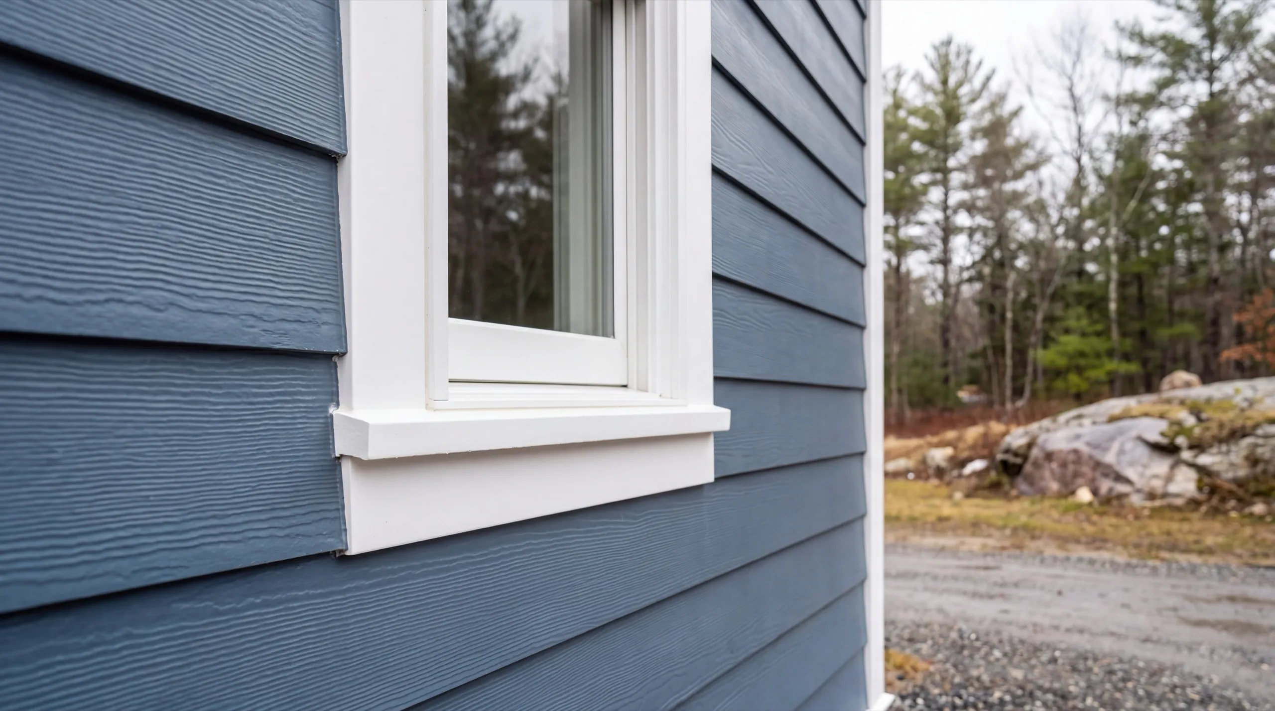 trim and flashing detail on a Winthrop siding job